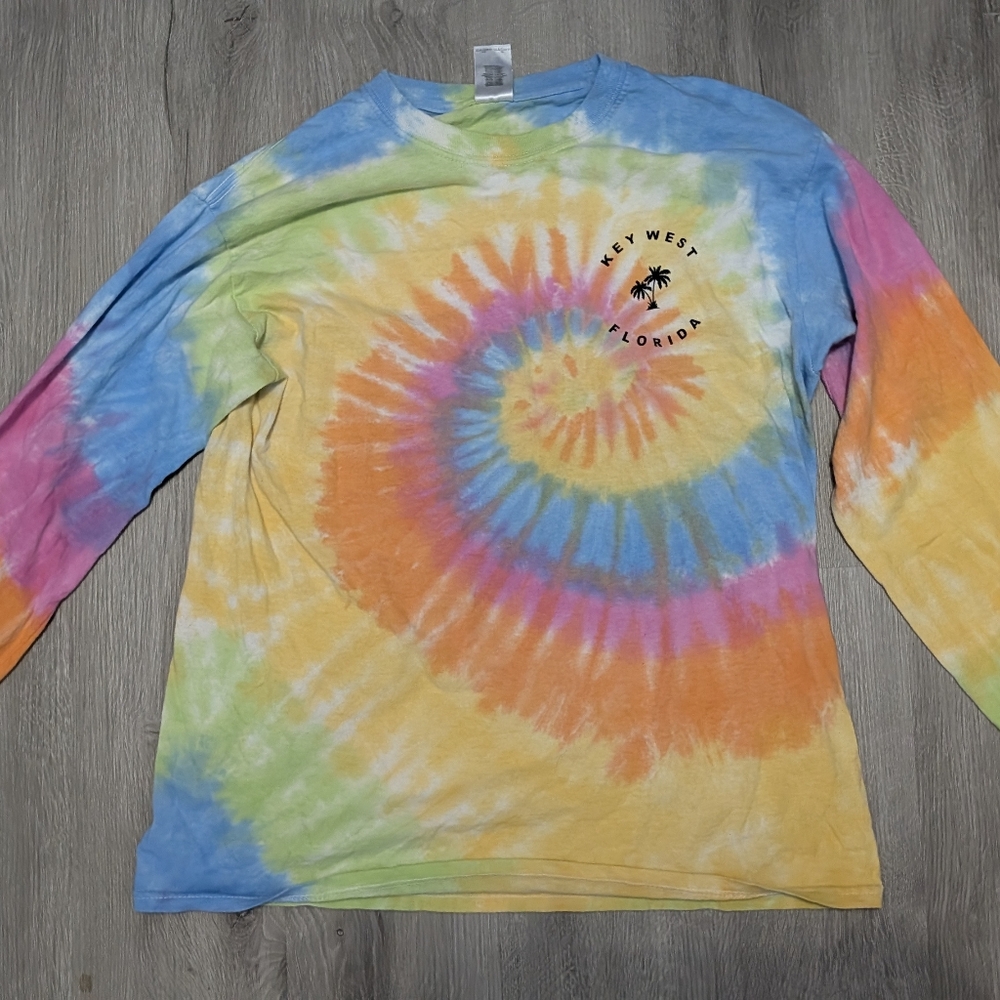 Vibrant Tie-Dye Long Sleeve Top